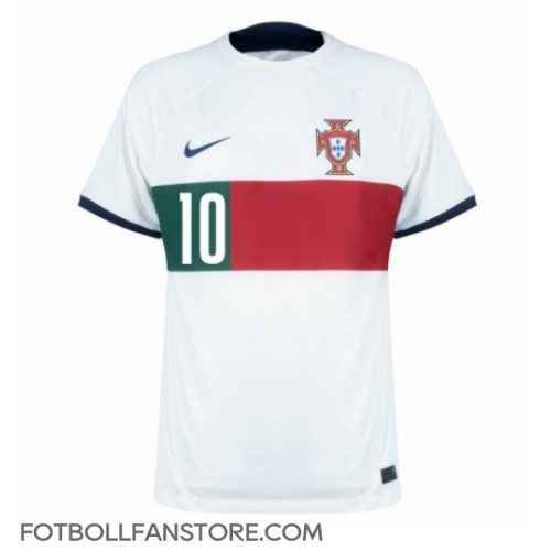 Portugal Bernardo Silva #10 Borta matchtröja VM 2022 Kortärmad Billigt